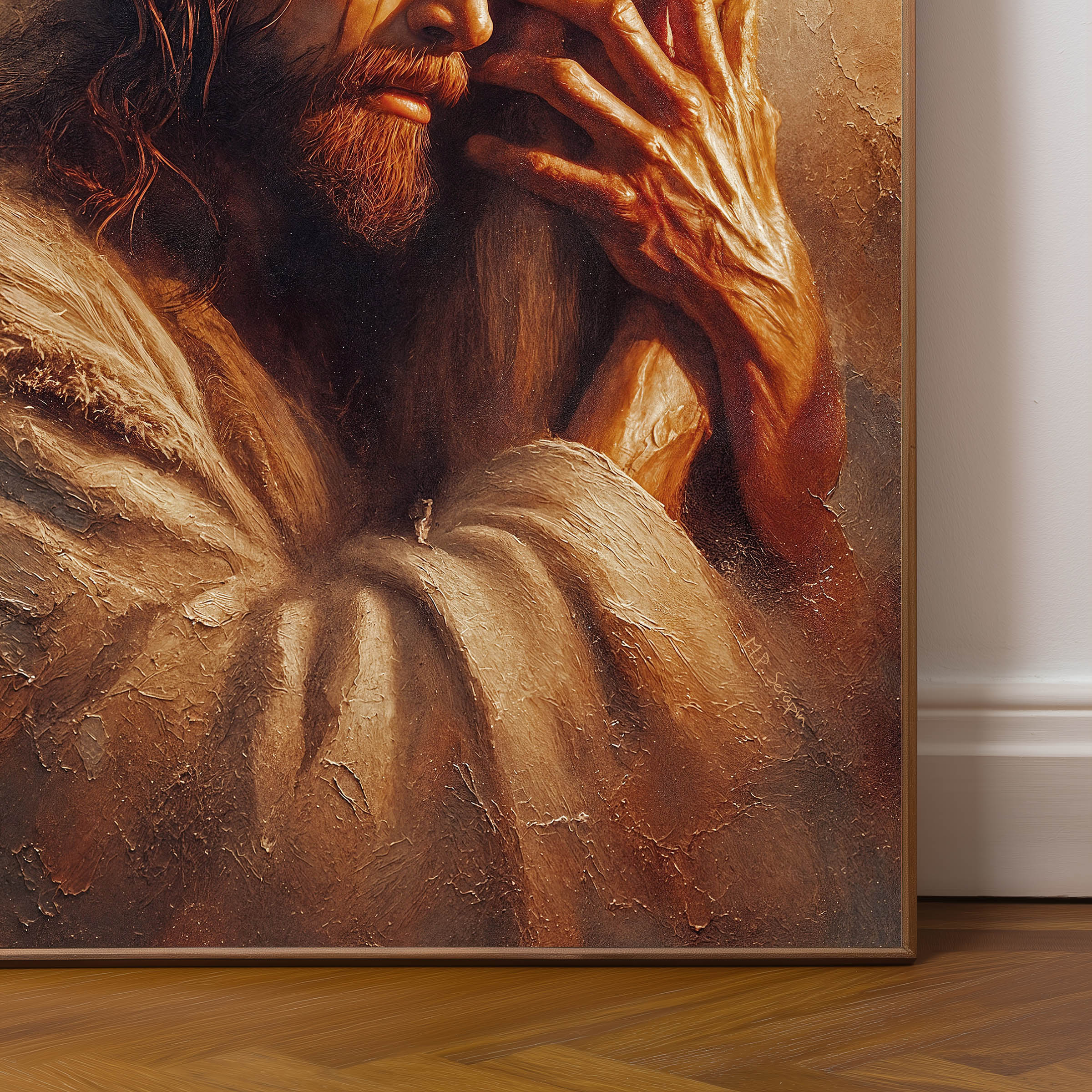 Jesus Embraces The Cross — image 4