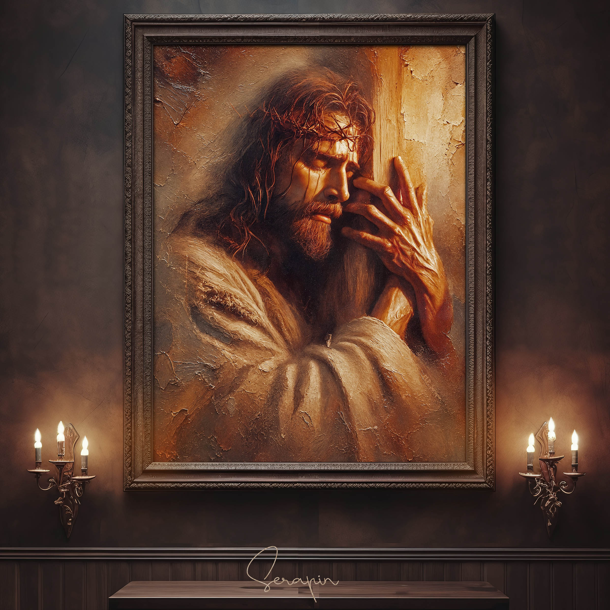 Jesus Embraces The Cross — image 9