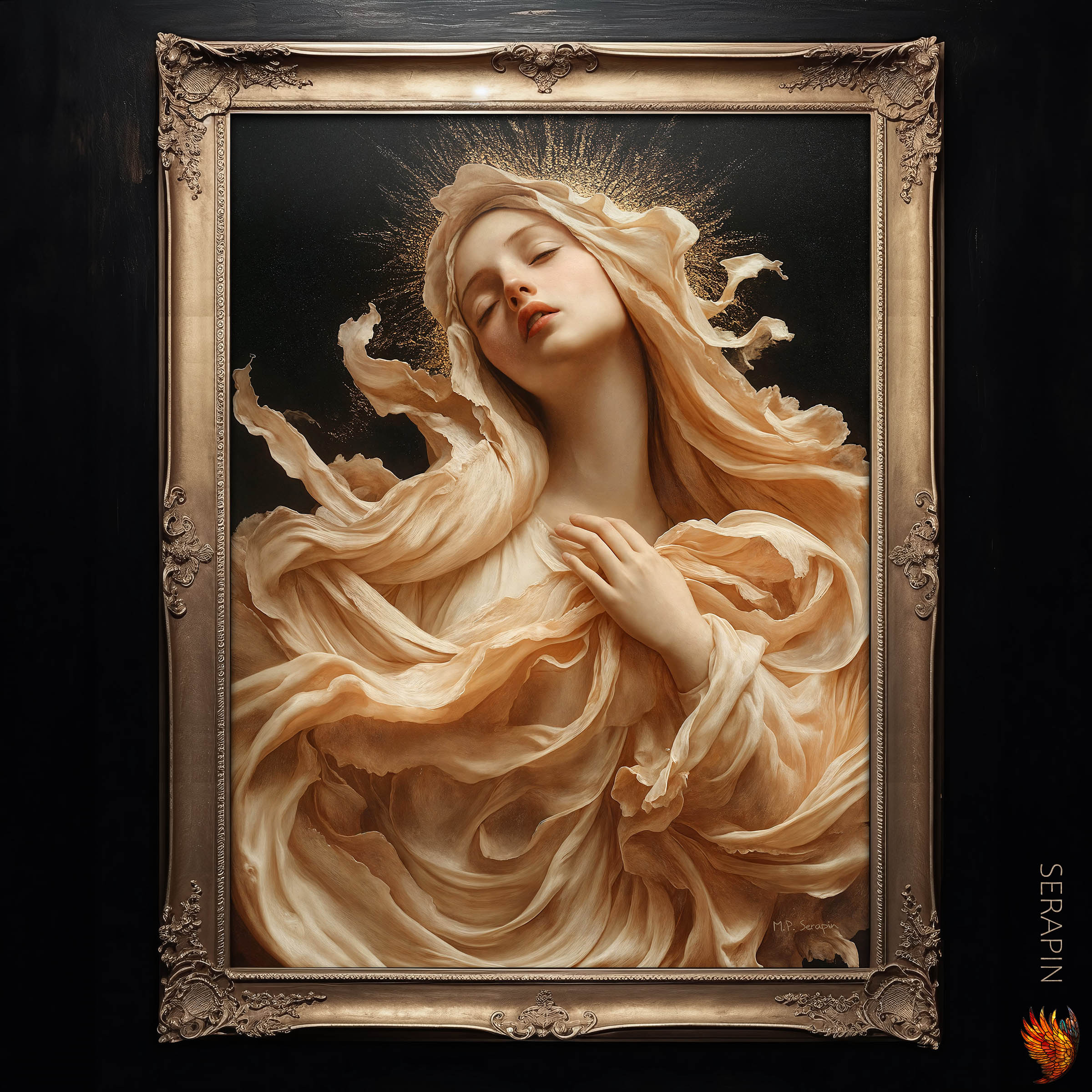 The Ecstasy of Saint Teresa of Avila — original Catholic art by M.P. Serapin